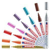 Lot de 10 Marqueur peinture edding 751-pointe ogive moyenne-bleu clair thumbnail image 2