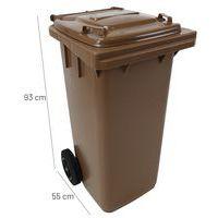 Poubelle Full Color - 120 L - Marron - Manutan thumbnail image 7