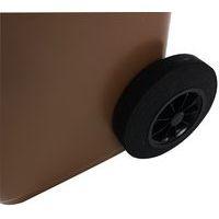 Poubelle Full Color - 120 L - Marron - Manutan thumbnail image 3