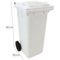 Poubelle Full Color - 120 L - Blanc - Manutan thumbnail image 4