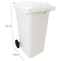 Poubelle Full Color - 240 L - Blanc - Manutan thumbnail image 9