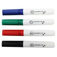 Boite de 4 marqueurs PICHON effaçables à sec pointe ogive - Image principale