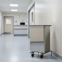 Conteneur mobile à pédale avec tubes en inox 70L - Manutan - Image 2