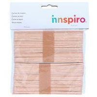 Sachet 100 bâtonnets bois naturel 150 x 18 x 1,5 mm - Image principale