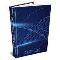 Agenda journalier techno bleu piqûre 12,5 x 17,5 cm 26-27 - Image principale