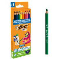 Etui 8 crayons marqueurs effaçables à sec triangulaires - Image principale