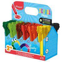 Schoolpack 72 crayons couleurs Infinity Jumbo - Image principale