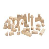 Bloc de construction en bois - 52 Pièces assorties - Hope Education