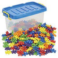 Connecteur étoile emboîtable - 240 pièces multicolores- Hope Education