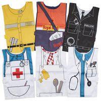 Tablier de jeu de role - 6 pièces de métiers divers - Hope Education