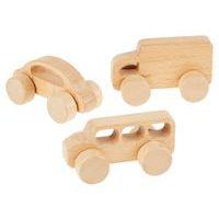 Véhicule en bois - 3 pièces : Bus, Voiture, Camion - Hope Education - Image principale