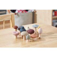 Champignons en bois et silicone - 12 pièces - Hope Education