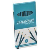 Crayon de papier HB à rayures - Classmates - Lot de 12 - Image principale
