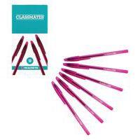 Stylo à bille - Design élégant - Classmates - Rose - Lot de 50 - Image principale