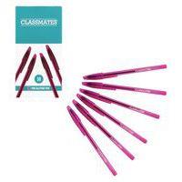 Stylo à bille - Design élégant - Classmates - Rose - Lot de 50 - Image 3