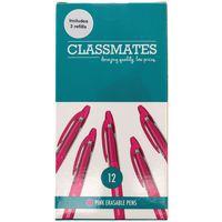 Stylo roller effaçable Classmates - Rose - Lot de 12 - Image principale