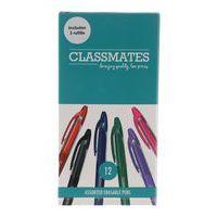 Stylo roller effaçable - Assortiment de 6 couleurs - Classmates - Lot de 12 - Image principale