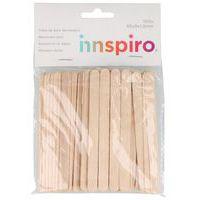 Sachet 100 bâtonnets bois naturel 93 x 9 x 1,5 mm - Image principale