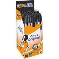 Stylo bille Bic Cristal pointe moyenne - noir - Image 3
