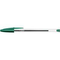 Stylo bille Bic Cristal pointe moyenne - vert thumbnail image 2