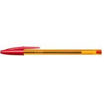 Stylo bille Bic Cristal orange nouvelle pointe fine - rouge - Image 2