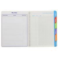 Cahier de texte hélicoïdal 70g 17x22 cm 124 pages - Image 2