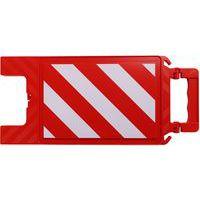 Chevalet de signalisation h600mm x275mm hachure r/b - Image 5
