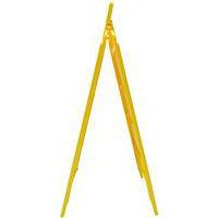 Chevalet de signalisation h600mm x275mm hachure j/n - Image 2