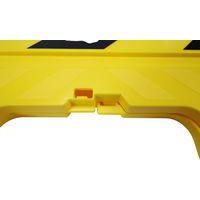 Chevalet de signalisation h600mm x275mm hachure j/n thumbnail image 4