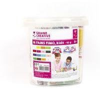 Lot 16 pains fimo 42g couleurs assorties - Image principale