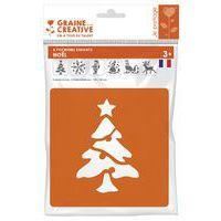 Pochoir plastique lavable 14,5 x 14,5 cm (Pochette de 6) - Noël - Image 2