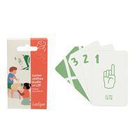 Cartes braille chiffres