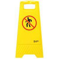 Chevalet de signalisation - Pictogramme Interdit piéton thumbnail image 2