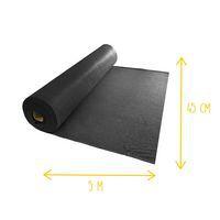 Rouleau feutrine 45 cm x 5 m non adhésif 1,3 mm noir - Image 2