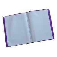 Reliure plastique 20 volets violet - Image 3