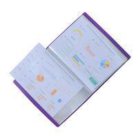 Reliure plastique 20 volets violet - Image 2