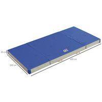 Matelas de gymnastique repliable en 3 ges - 400 x 200 cm - Image 4