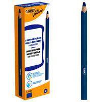 Crayon marqueur effaçable à sec triangulaire bleu Ø 5,8 mm - Image principale