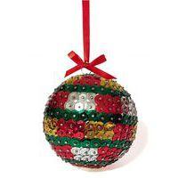 Atelier 25 boules 8 cm de noël à décorer en sequins - Image 2