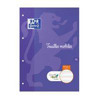 Feuilles mobiles DYS perforées A4 100 pages lignées 2mm - Image principale