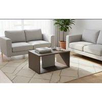 Table basse Identité sur patins Argent/Brun - Image 2