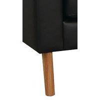 Canapé 2 places Stockolm PVC non feu noir - Image 2