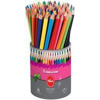 Pot 72 crayons de couleurs triangulaires mine 3,2 mm - Image principale