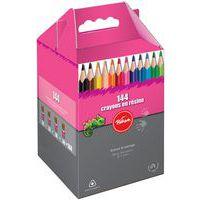 Schoolpack 144 crayons de couleurs triangulaires mine 3,2 mm - Image principale