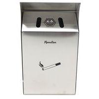 Cendrier mural design Manutan - 3L - Inox 304 - Image 2