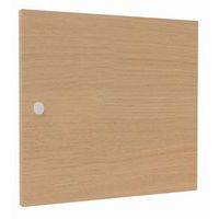 Porte 1 case avec serrure à clé sans fente chêne clair - Image principale