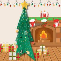 Sapin à décorer-peindre-colorier - Image 3