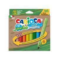 Boîte 12 feutres pointe extra large couleurs assorties - Image principale