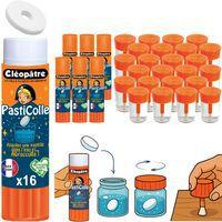 Schoolpack Pasticolle 6 x16 recharges + 24 pots vides - Image principale