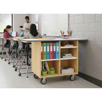 Kit de 4 étagères pour ilot Wallis - Manutan Expert - Image 4